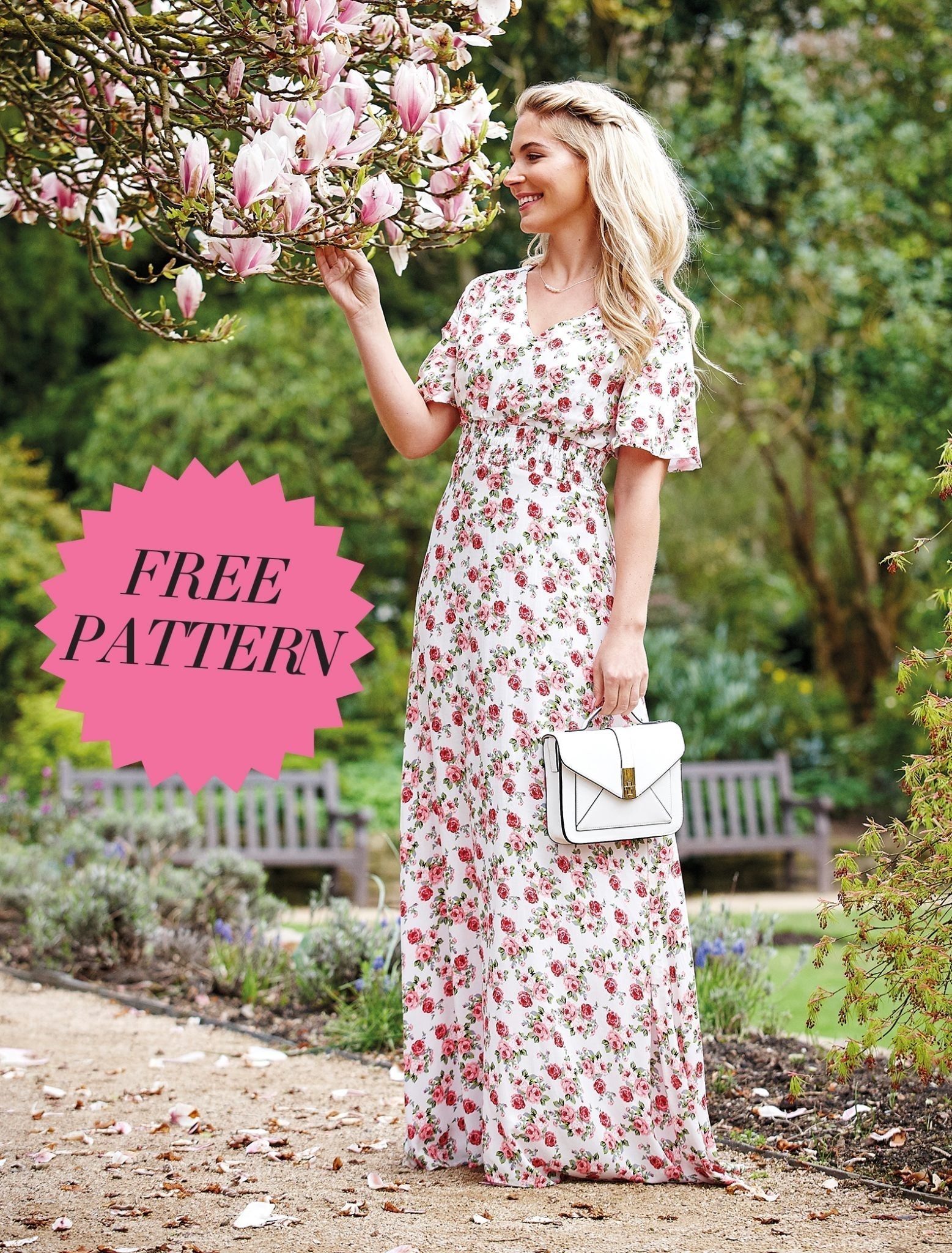 Free pattern: Amelia Maxi Tea Dress
