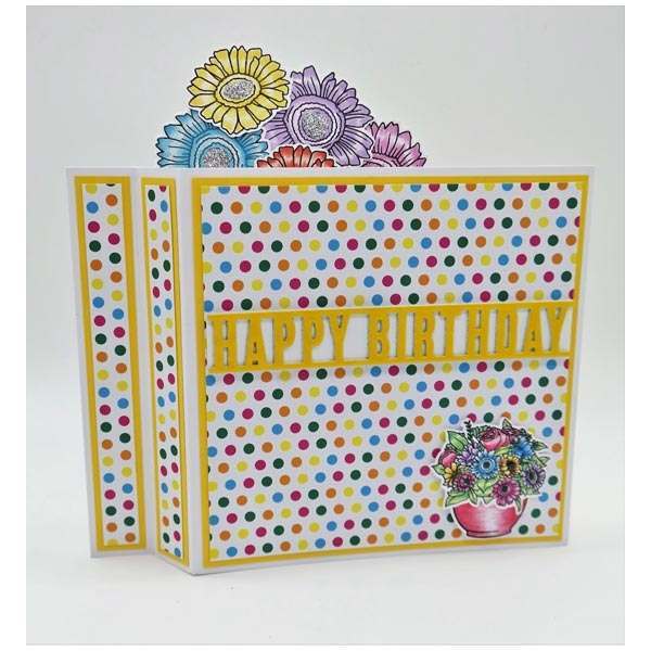 Made To Surprise A5 Clear Stamp Set Funky Flowers by Sam Calcott | Set of 15