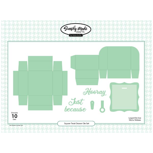Simply Made Crafts Die Set Square Treat Drawer Set of 10 | Surprise & Delight Collection