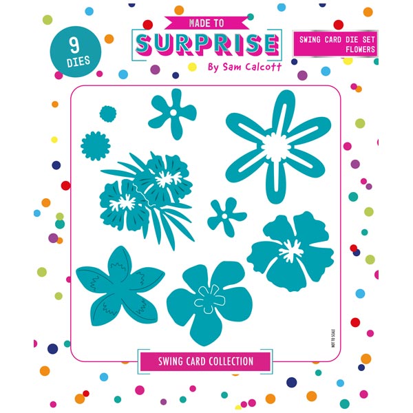 Made To Surprise Die Set Flowers Set of 9 | Swing Card Collection
