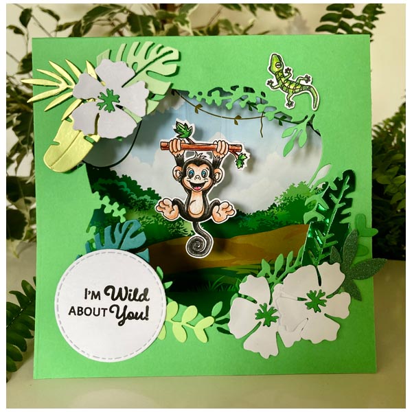 Made To Surprise Die Set Just Chillin' Outline by Sam Calcott | Set of 4