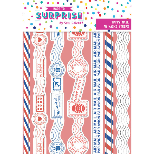 Made To Surprise A5 Washi Sheets Happy Mail | 4 Sheets