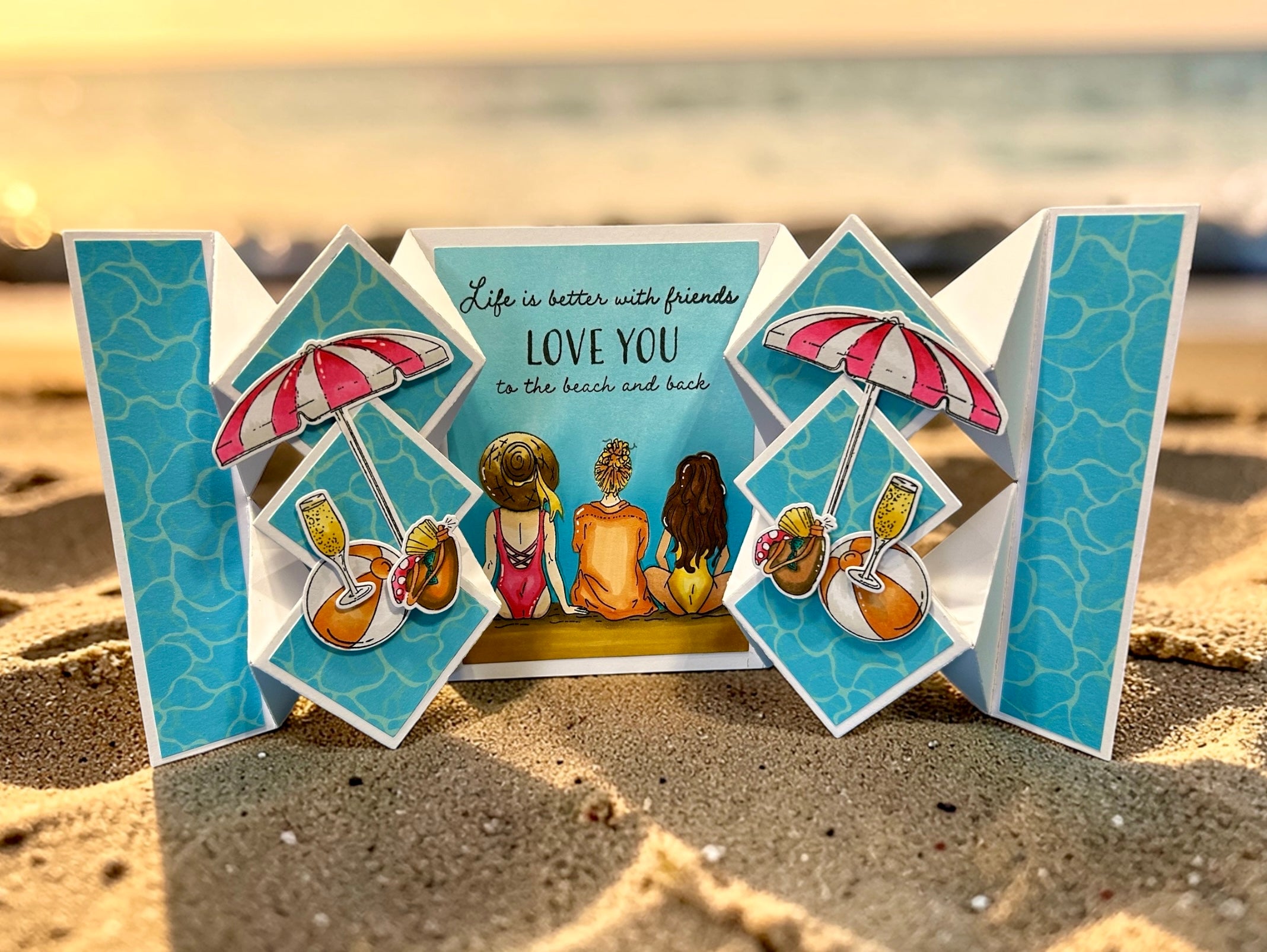 Made to Surprise 6'' x 6'' Die Set Showstopper Mechanism Set | Let The Good Times Roll