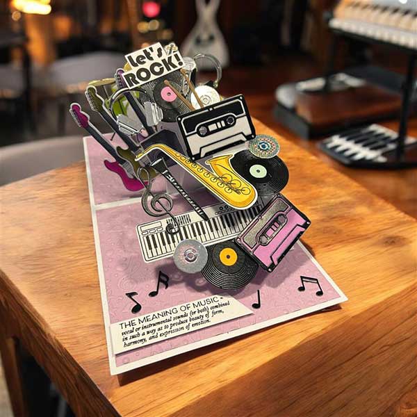 Made To Surprise by Sam Calcott Die Set - Pop-Up Mechanisms | Rock and Pop