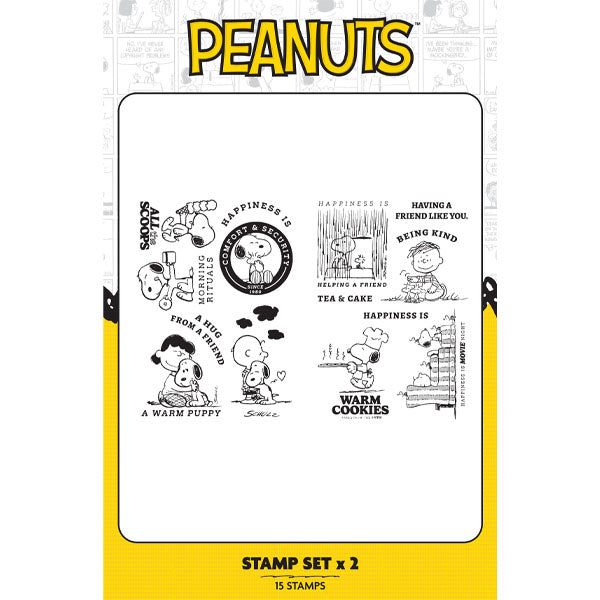 Peanuts A5 Stamp Set Happiness is | Peanuts 75th Anniversary