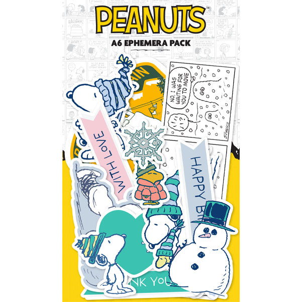 Peanuts A6 Ephemera Pack Winter Break | Winter Break