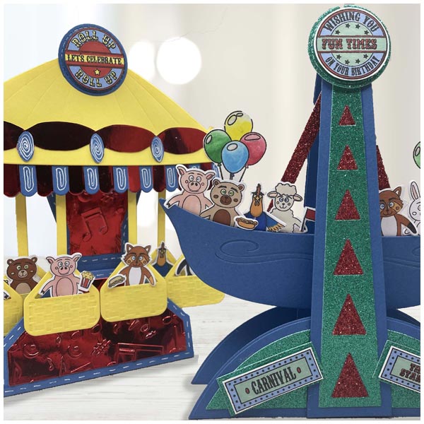Made To Surprise Die Set Chair Swing Mechanism Set of 9 | Fun At The Fair Collection