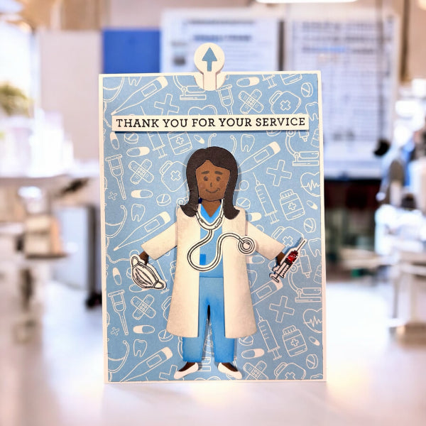 Made to Surprise Clear Stamp and Die Set Mini Me Puppets Those That Help Others | Set of 50