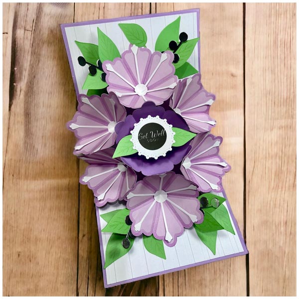 Made To Surprise 3D Die and Clear Stamp Set Pop Up Pretty Blooms by Sam Calcott | Set of 16