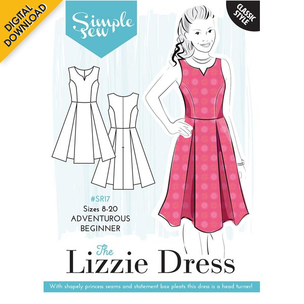 Digital Download | Simple Sew Lizzie Dress Pattern