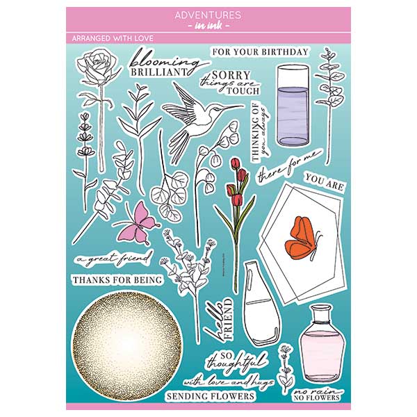 Creative Stamping Magazine #146 With Arranged With Love stamp set