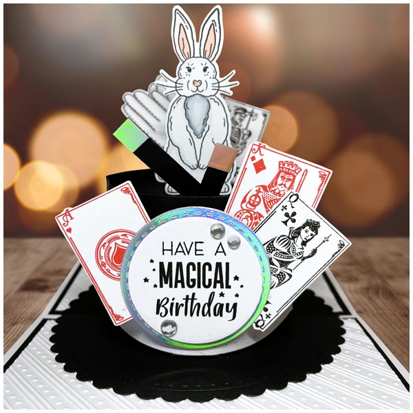 Made To Surprise Die & Clear Stamp Set 3D Delight Additions Floral & Hats by Sam Calcott | Set of 28