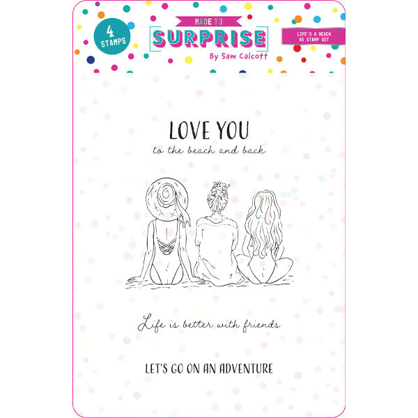 Made to Surprise A5 Stamp Life's A Beach | Let The Good Times Roll