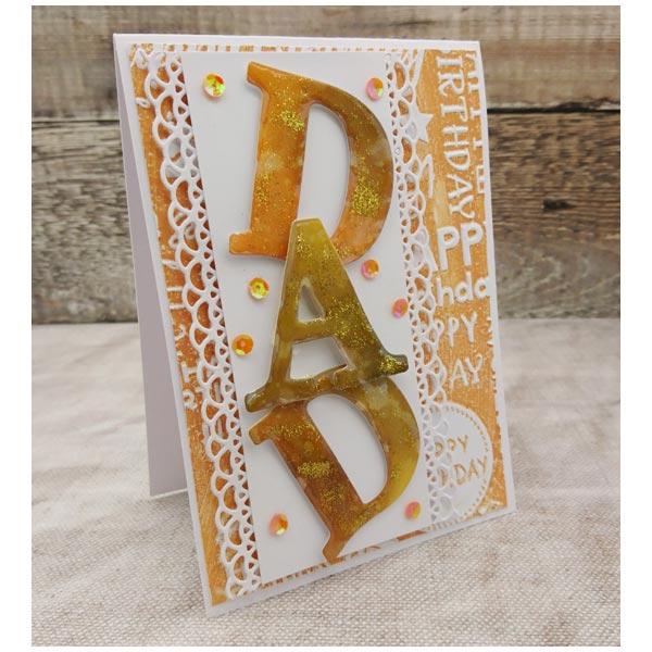 Card Making Magic Die Set Solid Alphabet Letter by Christina Griffiths