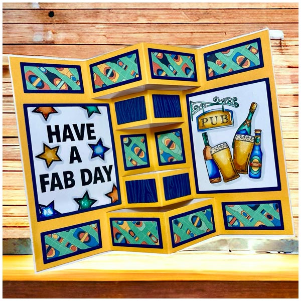 Made To Surprise 5in x 7in Die Set Showstoppers Winged Pop Up Card Blank Dies | Set of 11