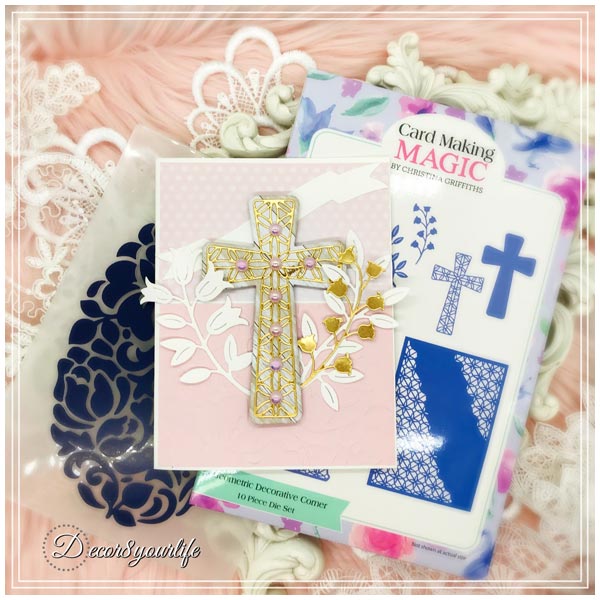 Card Making Magic Die Set Geometric Set of 10 | Decorative Corners Collection