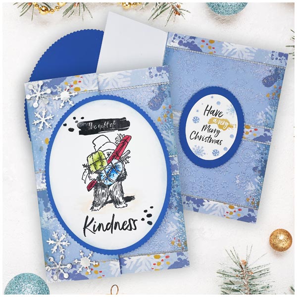 Paddington A5 Clear Stamp Paddington's Christmas Set of 9 | Festive Paddington Collection