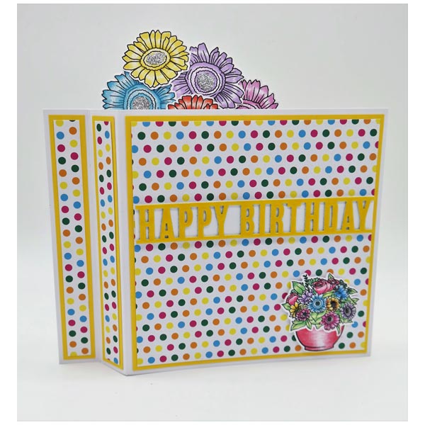 Made To Surprise A5 Clear Stamp Set Funky Flowers by Sam Calcott | Set of 15