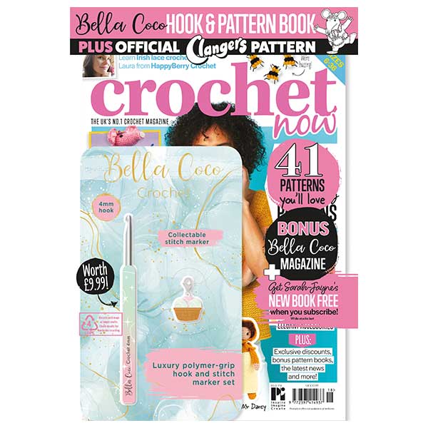 Crochet Now Magazine #118 With Bella Coco Seasonal Style Booklet & Luxury Crochet Set