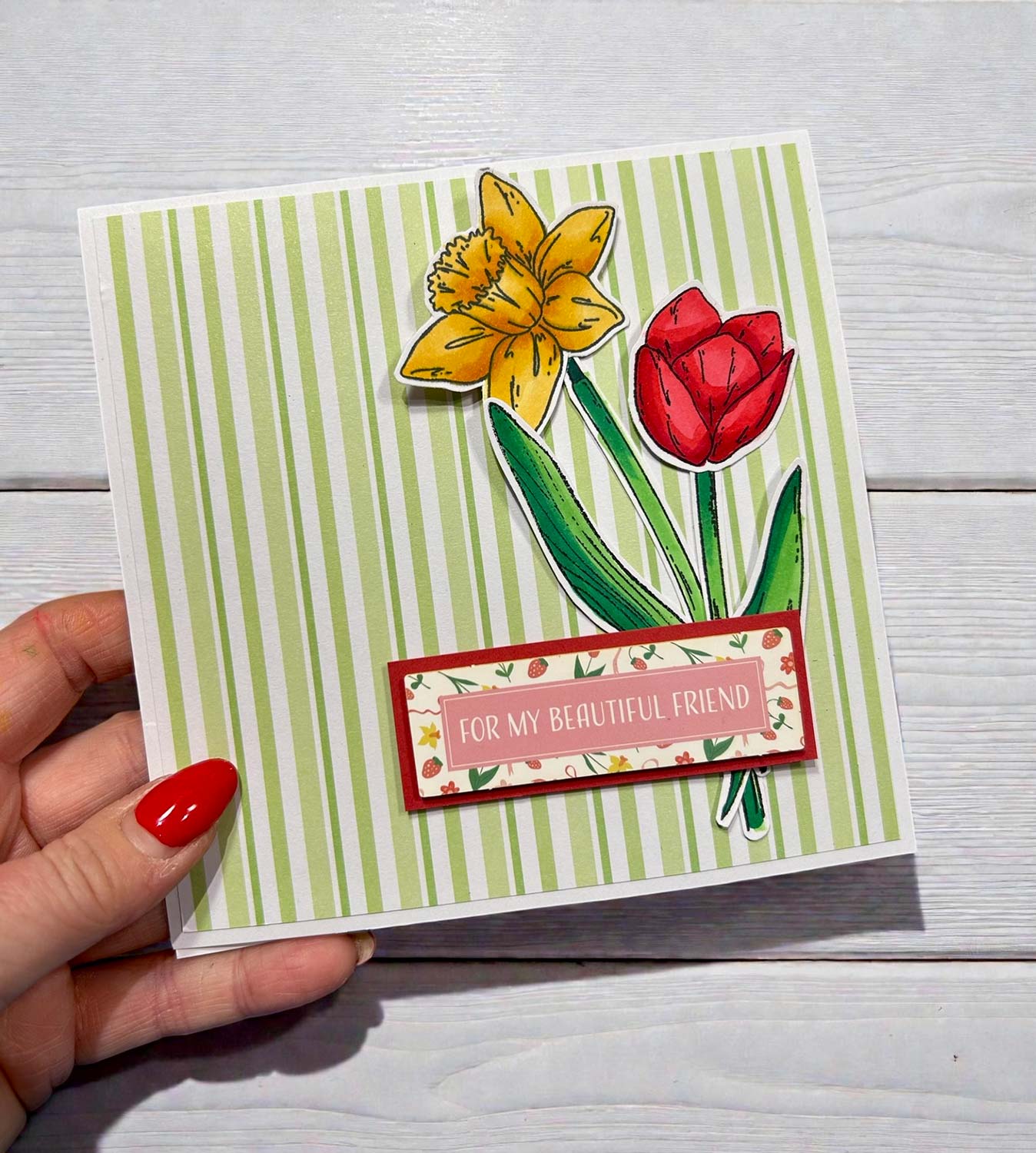 Made to Surprise A5 Stamp and Die Large Daffodil | Bloomin' Wonderful
