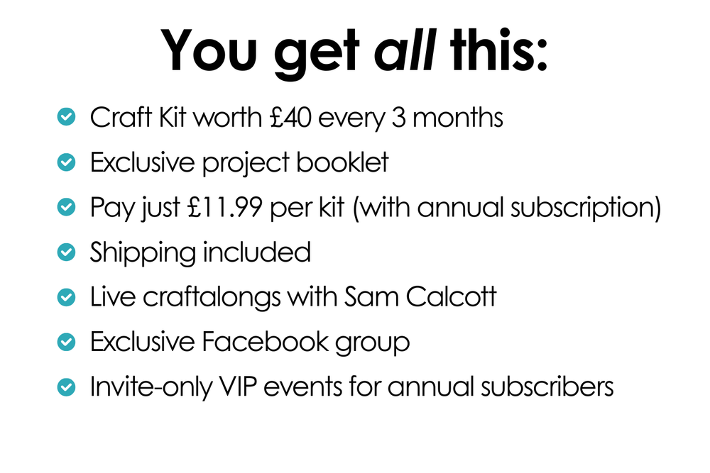 List of what you get