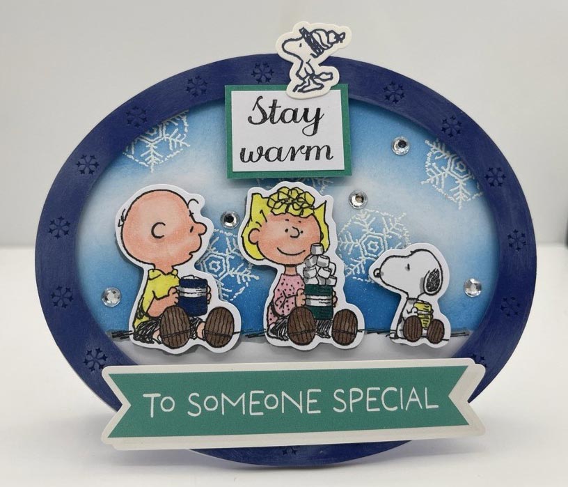 Peanuts Die and A6 Stamp Set Stay Cozy | Winter Break