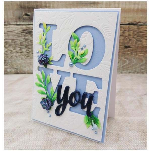 Card Making Magic Die Set Solid Alphabet Letter by Christina Griffiths