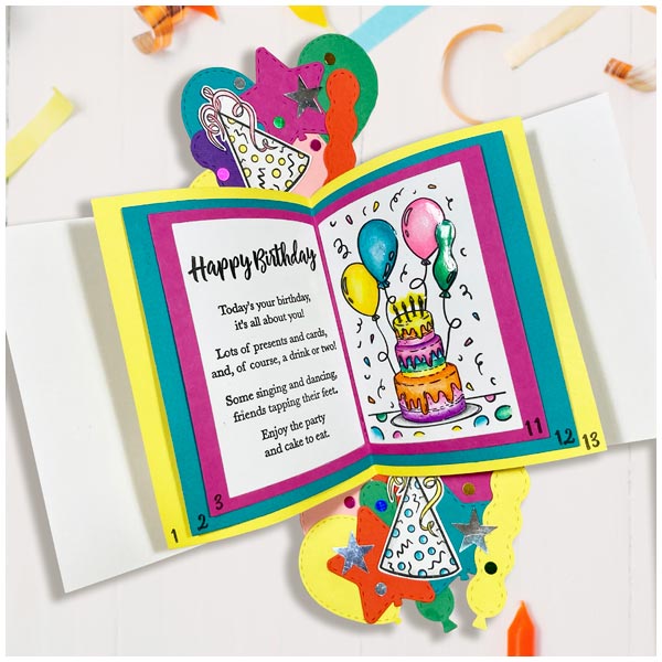 Made To Surprise Die Set Birthday Additions Stitched Balloons by Sam Calcott | Set of 4