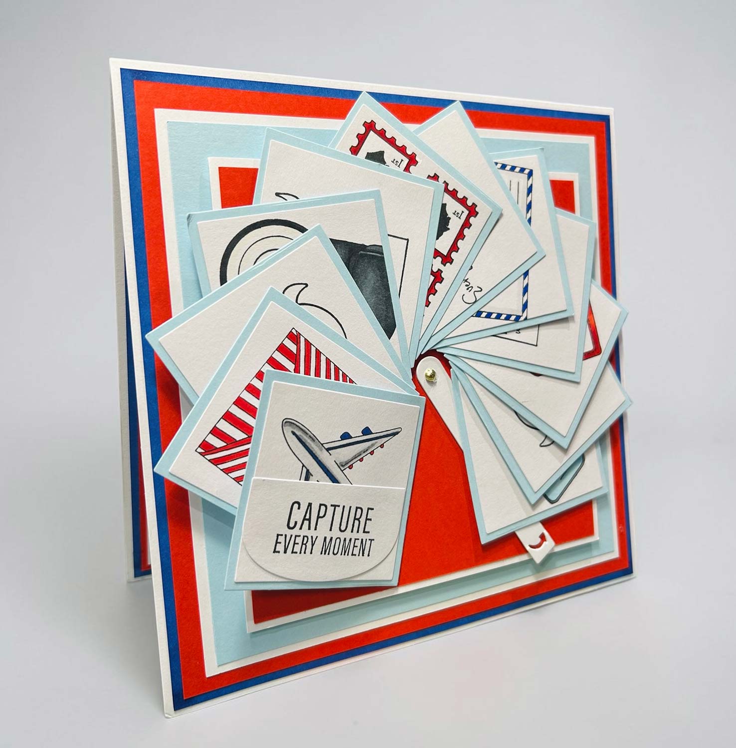 Made to Surprise A5 Stamp and Die Set Memorable Moments | Circular Waterfold