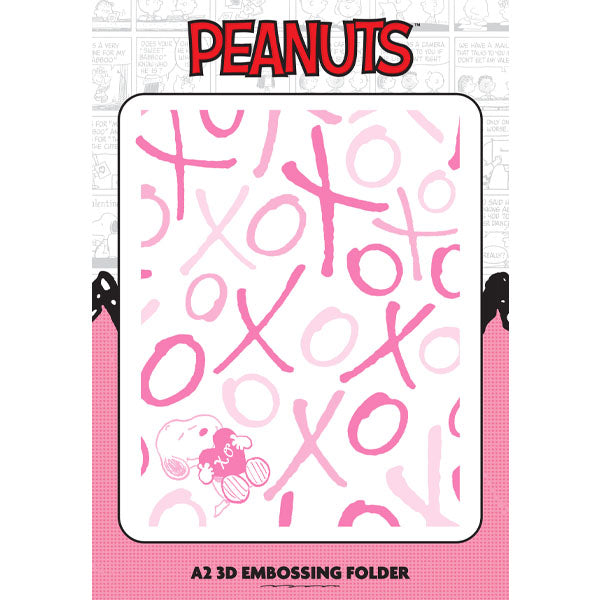 Peanuts US A2 3D Embossing Folder XOXO | Love Is…