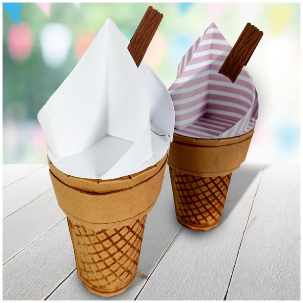 Simply Made Crafts Die Set Ice Cream Cone Gift Box Set of 14 | A Very British Summer Collection