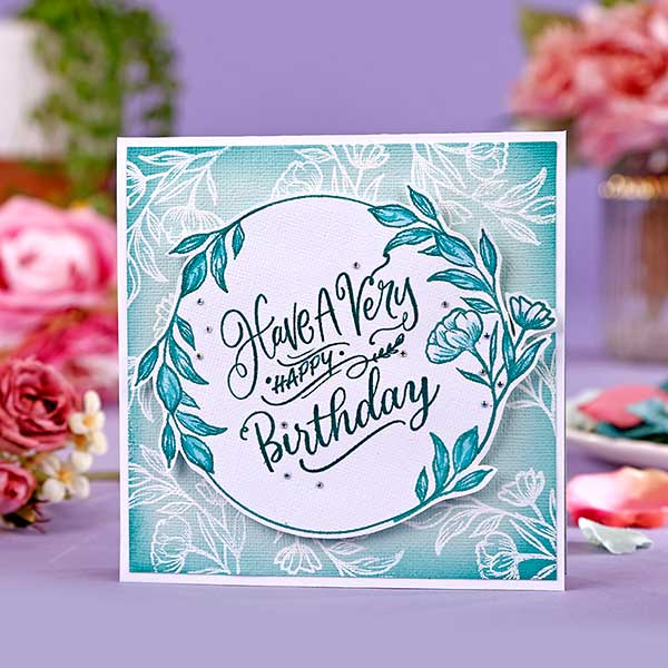 Simply Cards & Papercraft Magazine #268 With Colorado Craft Company Positively Perfect Stamp Set