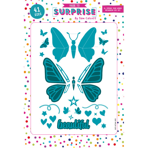 Made to Surprise DL Die Set Spread Your Wings | Another Surprise Inside