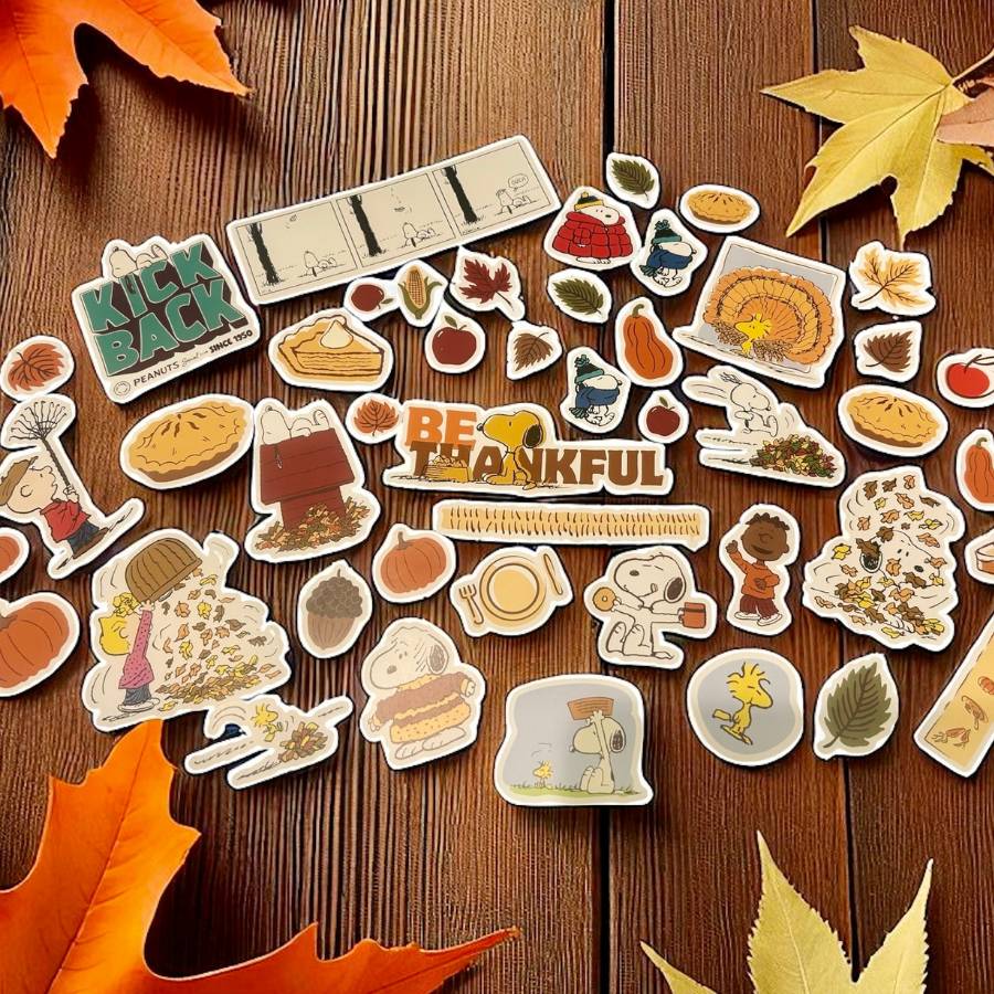 Peanuts Ephemera Pack Sweater Weather | Chill Out & Be Thankful