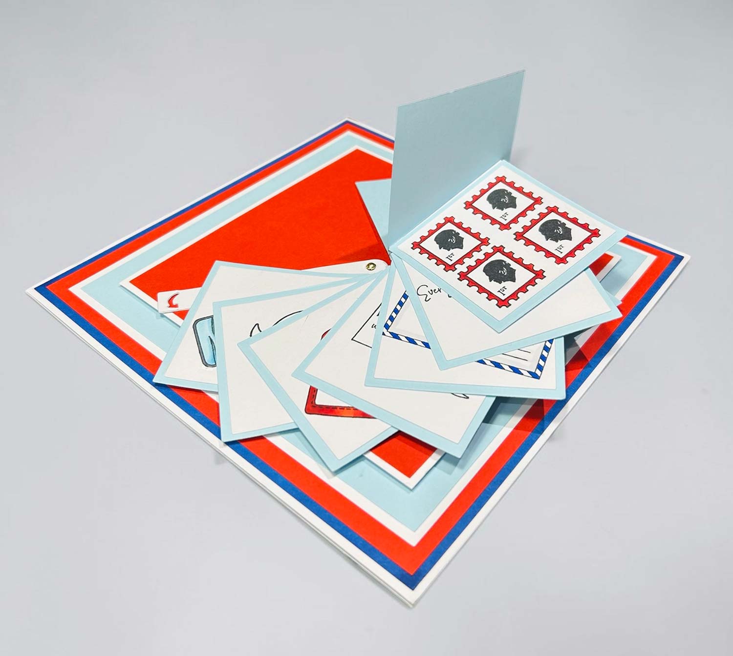 Made to Surprise A5 Stamp and Die Set Memorable Moments | Circular Waterfold