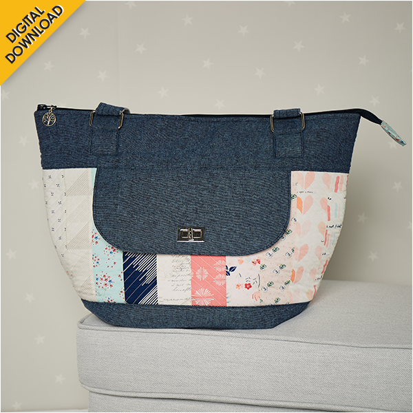 Digital Download | Shopper Tote Bag Pattern by Debbie von Grabler-Crozier
