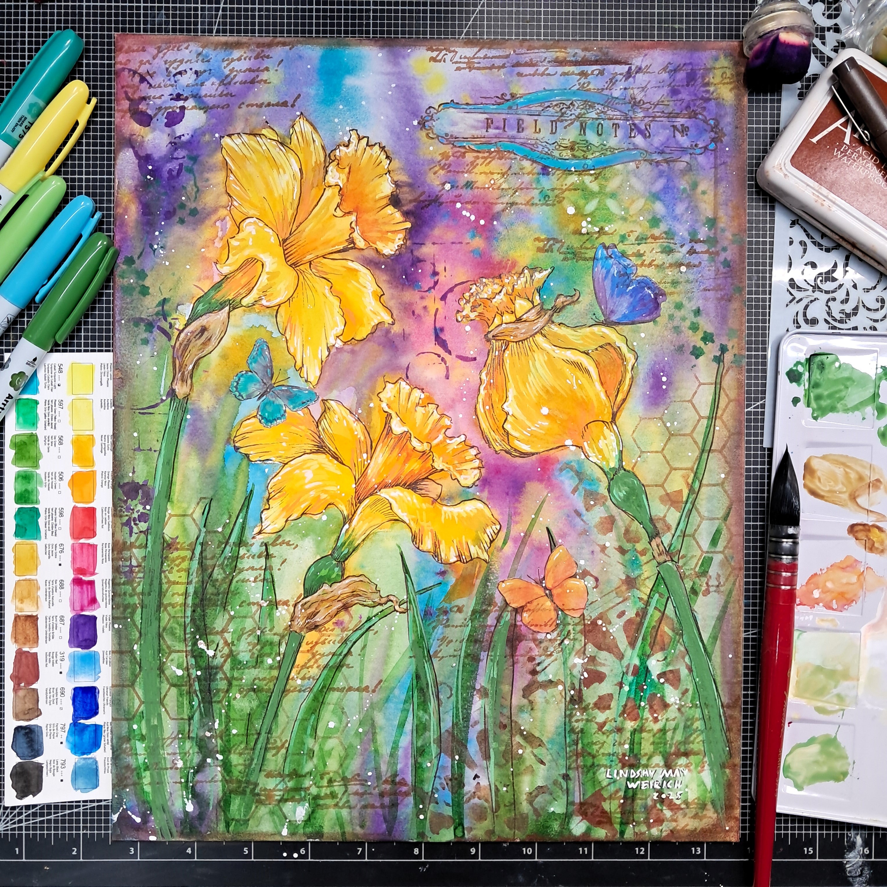 Frugal Crafter 6''x 9'' Travel Universal Template | Palette of Possibilities