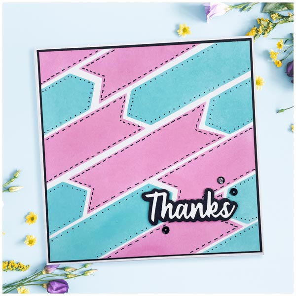 Frugal Crafter Stencil and Mask Set Sketchbook Floozy Set 3 | 9in x 12in