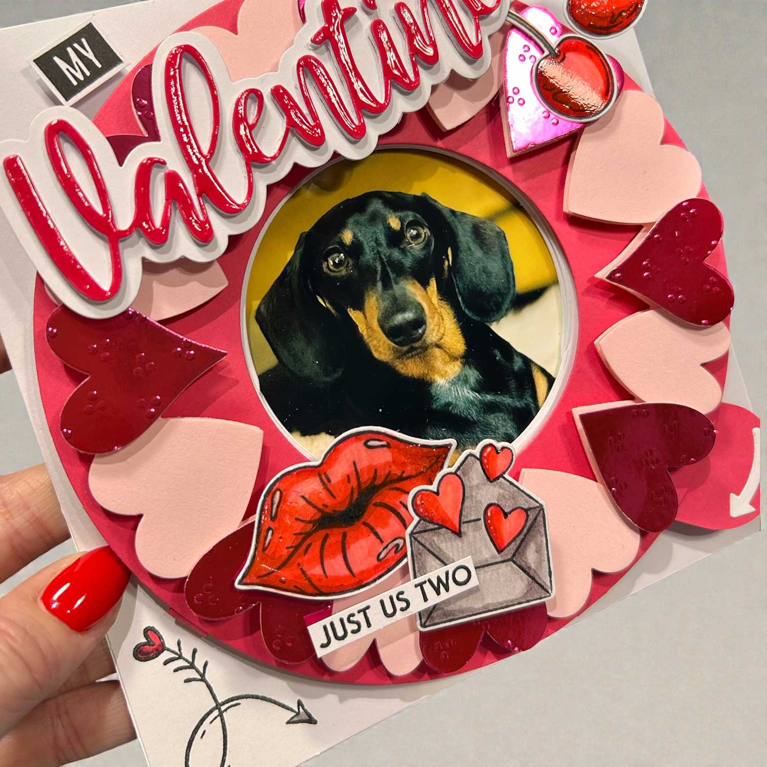 Made to Surprise A5 Stamp and Die Set Love, Love, Love! | Swivel & See