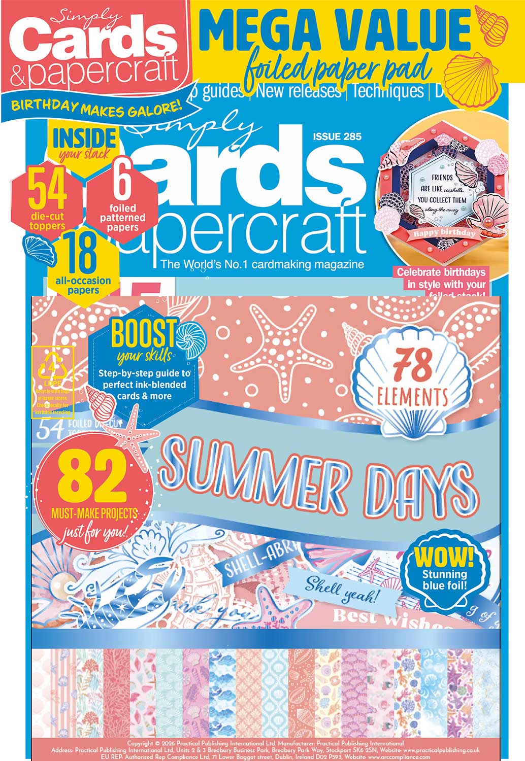 Simply Cards & Papercraft Magazine #285 – Craftworld