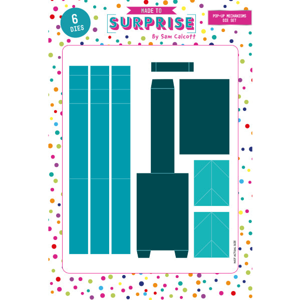 Made To Surprise by Sam Calcott Die Set - Pop-Up Mechanisms | Rock and Pop