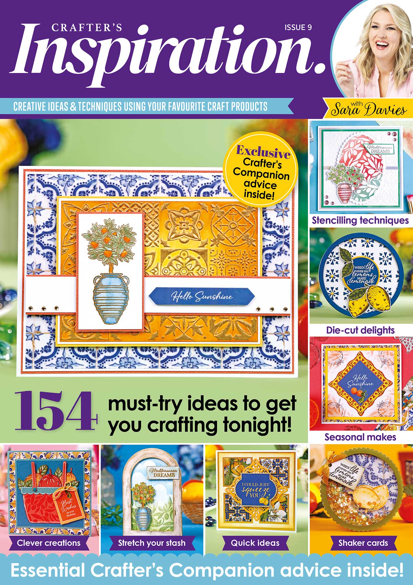 Crafters Companion Crafter's Inspiration Magazine & Kit #9