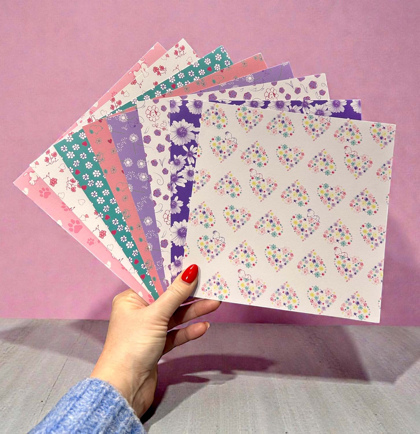 Peanuts 8 x 8 Paper Pack Bloomin' Lovely | Love Is…