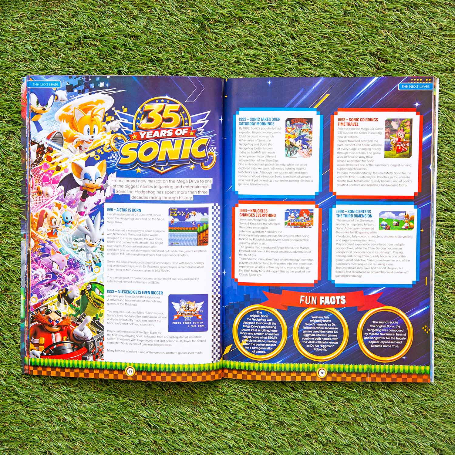Sonic the Hedgehog 35th Anniversary Topsy Turvy Ultimate Collector's Guide