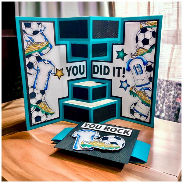 Made To Surprise 5in x 7in Die Set Showstoppers Winged Pop Up Card Blank Dies | Set of 11