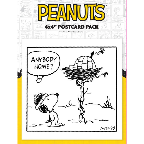 Peanuts 4''x 4'' Postcard Pack Peanuts Winter | Winter Break