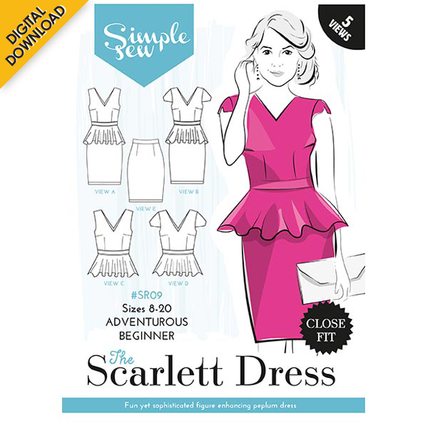 Digital Download | Simple Sew Scarlett Dress Pattern