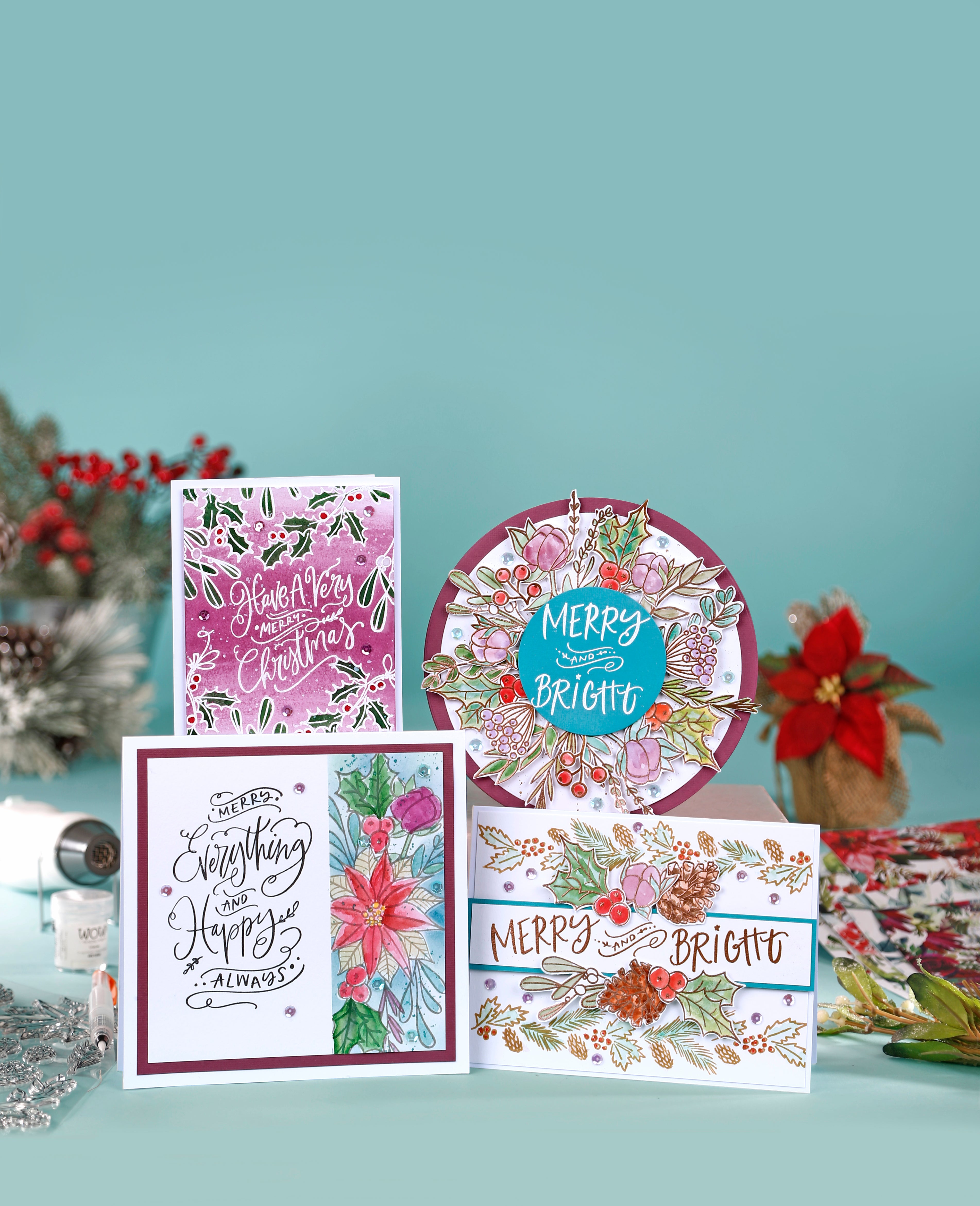 Simply Cards & Papercraft 248 Digital Downloads - Watercolour Wonder papers