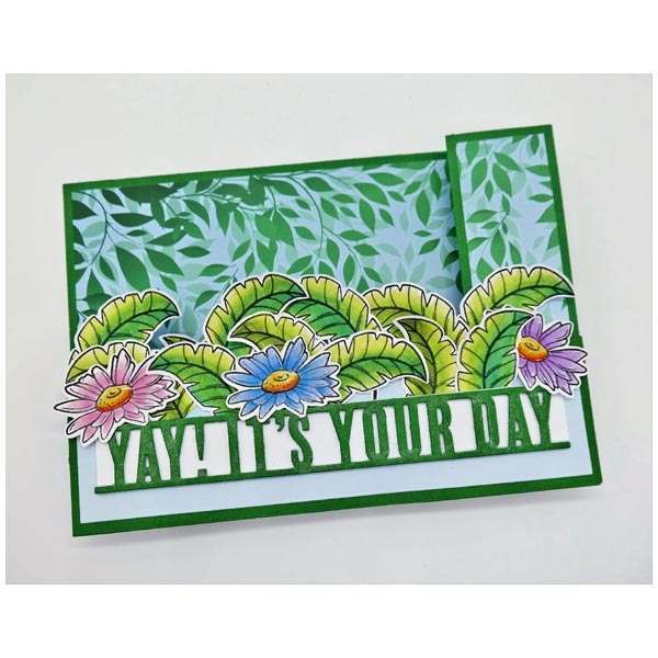 Made To Surprise A5 Clear Stamp Set Funky Flowers by Sam Calcott | Set of 15