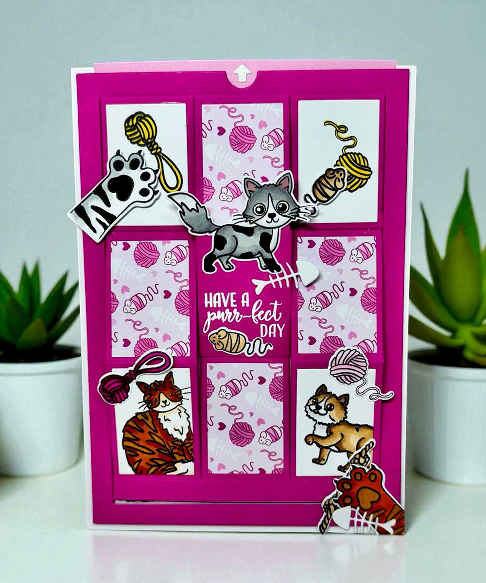 Made to Surprise 8'' x 8'' Paper Pack Paws-itive Vibes | Glide & Slide
